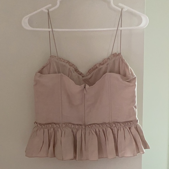 Brock Collection x H&M Linen-Blend Corset Top - S - Picture 3 of 7